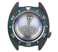 1 Caja de Reloj for Hombre de 41 mm, Repuesto de Cristal for Movimientos NH35, NH36, NH34 y NH38, Esfera de 28,5 mm.(Pure Black Chapter 7)