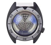 1 Caja de Reloj for Hombre de 41 mm, Repuesto de Cristal for Movimientos NH35, NH36, NH34 y NH38, Esfera de 28,5 mm.(Pure Black Chapter 6)