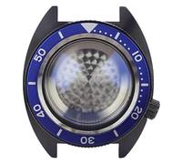 1 Caja de Reloj for Hombre de 41 mm, Repuesto de Cristal for Movimientos NH35, NH36, NH34 y NH38, Esfera de 28,5 mm.(Pure Black Chapter 4)