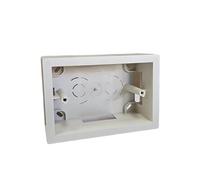 1 caja exterior 503 caja de pared 3 módulos 3 plazas blanco para enchufes eléctricos compatible con todas las series civiles (1)