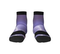 1 calcetines negros para adultos, unisex, suaves y acogedores, para deportes y uso casual, estampado de tormenta de relámpago que no se ve y corte bajo, cálido para invierno, 3 Negro, Altoa única