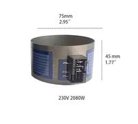 1 Calentador, Compatible Con Bosch, Ciclo De Calentamiento De Lavavajillas, Anillo Calefactor De Película Gruesa For Lavavajillas 2080W 230V(75MM 45MM)