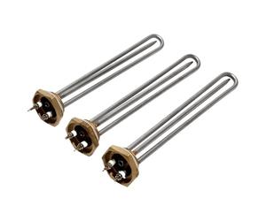 1 calentador tubular de agua eléctrico de 220 V, 1 KW/1,5 KW/2 KW, elemento de calefacción de inmersión de 1 1/4 pulgadas con tubo de sonda (tubo de 1,5 kW y 260 mm)