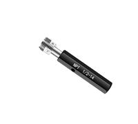 1 calibrador de tapón de rosca de tubo cónico y calibre de anillo de rosca, herramienta de medición NPT for una inspección precisa de la rosca(NPT 3/4-14 Head Gauge)