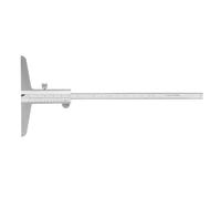 1 calibrador Vernier, calibrador Vernier de profundidad de acero inoxidable, 0,05 mm de profundidad, calibrador Vernier, micrómetro, herramienta de medición para procesos de (0-150mm)