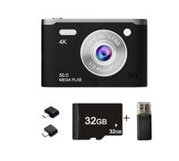 1. Cámara digital 4K 6400W con zoom 8X y batería de larga duración de 800 mAh para cámara digital de exploración al aire libre con modo de escena