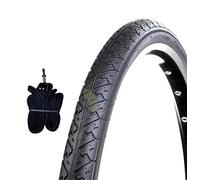 1 Camera + 1 neumático negro para bicicleta bicicleta City Bike Tráfico 26 x 1.40 (37 - 559)