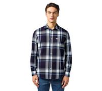 1 Camiseta PKT, Large Indigo Plaid, L