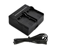 1 * Cargador De Batería De Doble Canal LP-E6, Compatible Con Canon, EOS 5D Mark II III 70D 7D 60D, Enchufe UE/EE. UU.