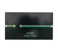 1 cargador de panel solar portátil de 6 W 5 5 V con salida de 290 mA para aplicaciones de carga de batería DIY 3 7 V y 5 V (1 unidad)
