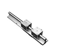 1 carril guía lineal R12 + 2 bloques R12UU, diámetro 12 mm, 700-1000 mm. (900 mm)