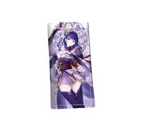 1 cartera larga Genshin Impact Peripheral Tri-Fold a todo color impresa de piel corta de 18 x 9 x 1 cm, Estilo 15., Talla única, Bonito