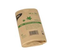 1 cartón Papstar=20 x 10 tarros de cristal bolsa de papel 35 cm x 21 cm x 15 cm 10 l marrón 14184