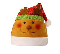 1 cartone animato Cervo Cappello da babbo Natale Cappello da babbo Natale pupazzo di Neve Cappello da cartone animato per Bambini corna di Peluche per adultiNatale Nice Processing