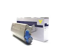 1 Cartucho de tóner Compatible con Oki. | C610 C610n C610dn BK 8000 páginas CMY 6000 páginas(Y-6000 Pages)