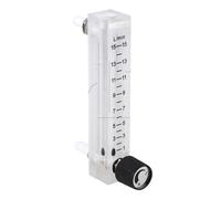 1 caudalímetro acrílico LZQ-7 de 1 a 15 LPM con válvula de control.