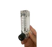 1 caudalímetro de aire y gas de 1/4" ZG hembra, panel cuadrado, rotámetro LZT-6T, 0,1-1 LPM, 10-100 LPM, 1-10 LPM, 2-20 LPM, 0,5-5 LPM(5-50LPM)