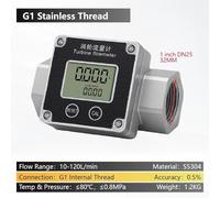 1 caudalímetro electrónico digital de acero inoxidable de 1", 1,5" y 2" for líquidos(1inch-SS)