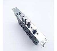 1 cerradura de mortaja - Cerradura de mortaja - Pestillo redondo de 30 mm - Cerradura de seguridad antirrobo para puertas internas y externas (sin gancho)