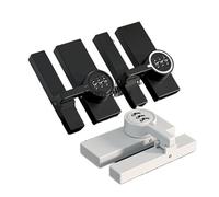 1 cerradura de puerta corredera, pestillo for dormitorio, accesorios de ferretería for el hogar, tornillos sin llave(D x 180 degrees)
