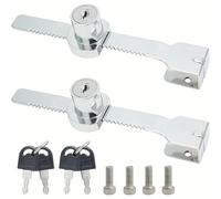 1 cerradura for puerta corrediza de vidrio con llave, accesorios de hardware.(5PCS)