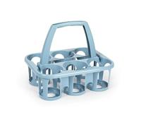 1 cesta botellero de plástico 6 plazas varios colores