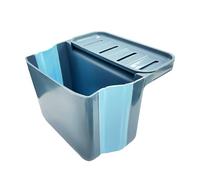 1 cesta de drenaje, cesta de drenaje telescópica, cesta de agua filtrada, se puede utilizar como estante de almacenamiento colgante, fregadero de cocina, cubo de basura de separación en húmedo y seco