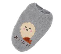 1 Chaleco de Terciopelo para Mascotas, Ropa de Invierno, suéter de Navidad para Perros, Chaleco cálido, Ropa para Mascotas, Chaleco de Invierno para Mascotas, Chaleco para gatos (Gris Mediano)