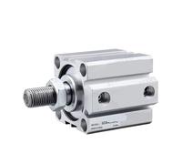 1 cilindro compacto SDA-B SDA20 SDA25 SDA32 SDA40 SDA50 SDA63 carrera 5/10/20/25/30 cilindro neumático de pistón de doble efecto (Stroke 50 mm, Bore 50 mm)