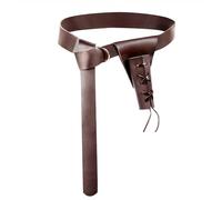 1 cinturón de caballero con 1 vaina de espada, cinturón de espada, cinturón pirata, cinturón medieval, cinturón de cosplay, accesorios de cinturón de cuero