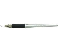 (1, CLASSIC) - NT Cutter Aluminium Die-Cast Holder Cushioned Grip Art Knife, 1 Knife (D-500GP)