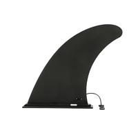 1 clip de aleta para tabla de surf, adaptador inflable para tabla de paddle, accesorio de aleta trasera universal, clip de liberación rápida, eje de remo de repuesto ajustable (negro)