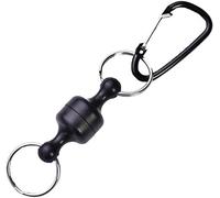 1 clip magnético de liberación de red magnética más fuerte para pesca, llavero de liberación rápida con imán súper fuerte, equipo de atado de moscas, equipo de pesca con hebilla magnética