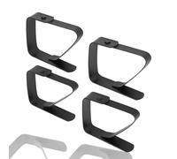 1 Clips Para Mantel, Sujeta Manteles De Mesa Exterior, Abrazaderas Negras Para Manteles, De Acero Inoxidable Soportes Para Manteles, Clips Elásticas Mantel Para Restaurantes, Picnic, Fiestas, Cenas