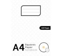 1 Cm Squared Paper Notebook A4: 10 Mm A4 Graph Paper Copybook For Drawing, Sketching, Work, Study, Engineer-ing, Adults And Kids | Grid Lined Maths Exercise Book For School | white Cover