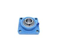 1 cojinete de bloque de almohada con brida cuadrada UCF204-UCF218, cojinete cuadrado esférico con carcasa montada con perno Cojinete industrial(UCF204 ID20mm)