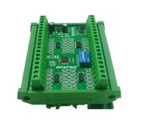 1 colector de voltaje diferencial Modbus de 16 canales for medición de batería con módulo de entrada analógica RS485(0-10V With Box)