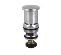 1 colector extraíble con resorte, válvula de interruptor de ducha, desviador de agua con resorte, triple bañera, chapado en cromo de cobre (C0011)
