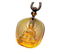 1 colgante de Buda Medicina/Amitābha/Tathagata/Avalokitesvara las Mil Manos/Bodhisattva, estatua, collar, amuleto, cristal bendito (color: n.° 1)(#2)