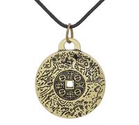 1 collar con amuleto de dinero con las propiedades del Feng Shui, joyer?a de estilo vintage, regalo para hombres