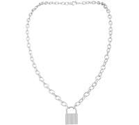 1 collar con suéter de mujer a la moda con colgante de candado colgante con cadena larga ligera para mujer y hombre, regaloDurability
