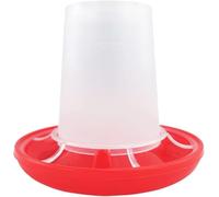 1 comedero para pollitos de bebé, 0.45 libras, comedero de pollo, bebedero de pollos, kit de equipo de alimentación de aves de corral y comedero para pollitos de bebé, 153.1 g