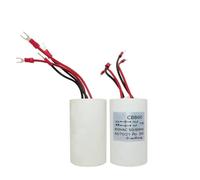 1 condensador doble de cuatro cables CBB60 de 6 UF + 15 UF, 450 V, for motor de grúa de elevación de polipasto eléctrico, condensador de arranque