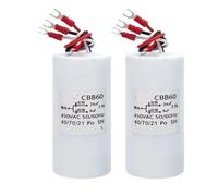 1 condensador doble de tres cables CBB60 34UF+8UF, 450 V, for motor de grúa de elevación de polipasto eléctrico, condensador de arranque.