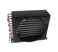 1 condensador for congelador/refrigerador con ventilador, tubo de cobre, radiador de aletas cuadradas de aluminio refrigerado por aire, evaporador(0.25HP thin)