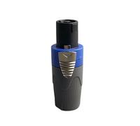1 conector de altavoz macho de 4 polos NL4FC compatible con 40 A High Current Audio Plug for PA Amp Stage Subwoofer Cable
