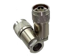 1 conector de PC N macho Pin abrazadera RG8 RG213 RG165 LMR400 7D-FB Cable recto