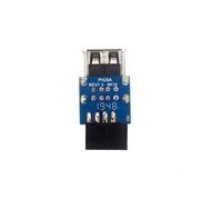 1 conector de placa base de 9 pines a USB 2.0 dual