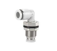 1 Conector de tubo de aire PLM con abrazadera de placa pasante, codo PLM-12-10-08-06-04 PL6-M5(PLM8)