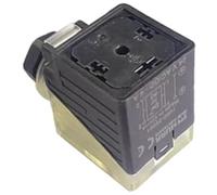 1 conector de válvula solenoide DC24V 7000-29021 transparente con luz 3129020 de tres pies